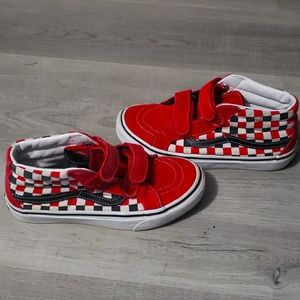 Red Checkerboard Vans